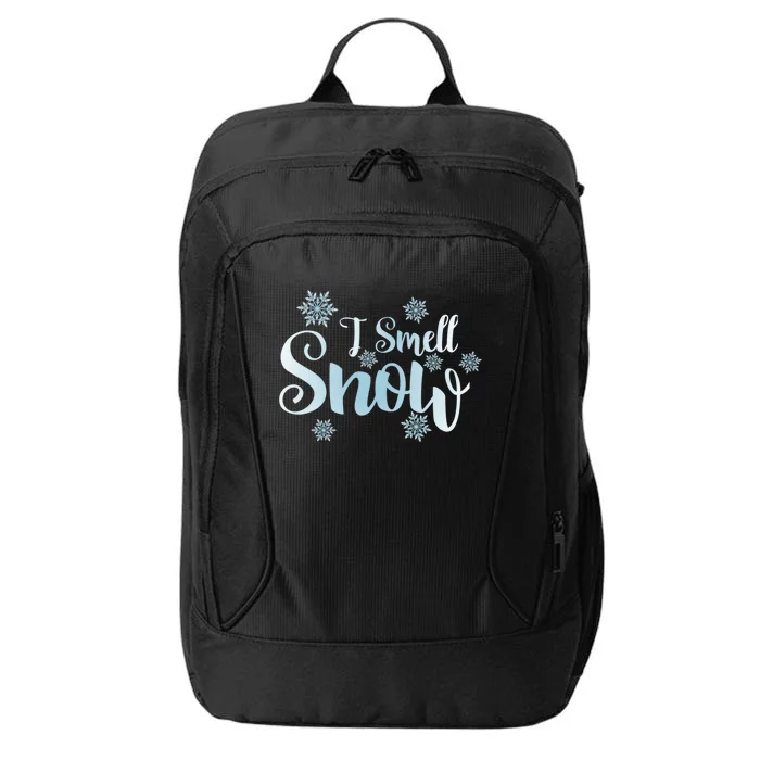 Cute Snowflakes Snowy Winter Holiday Christmas City Backpack