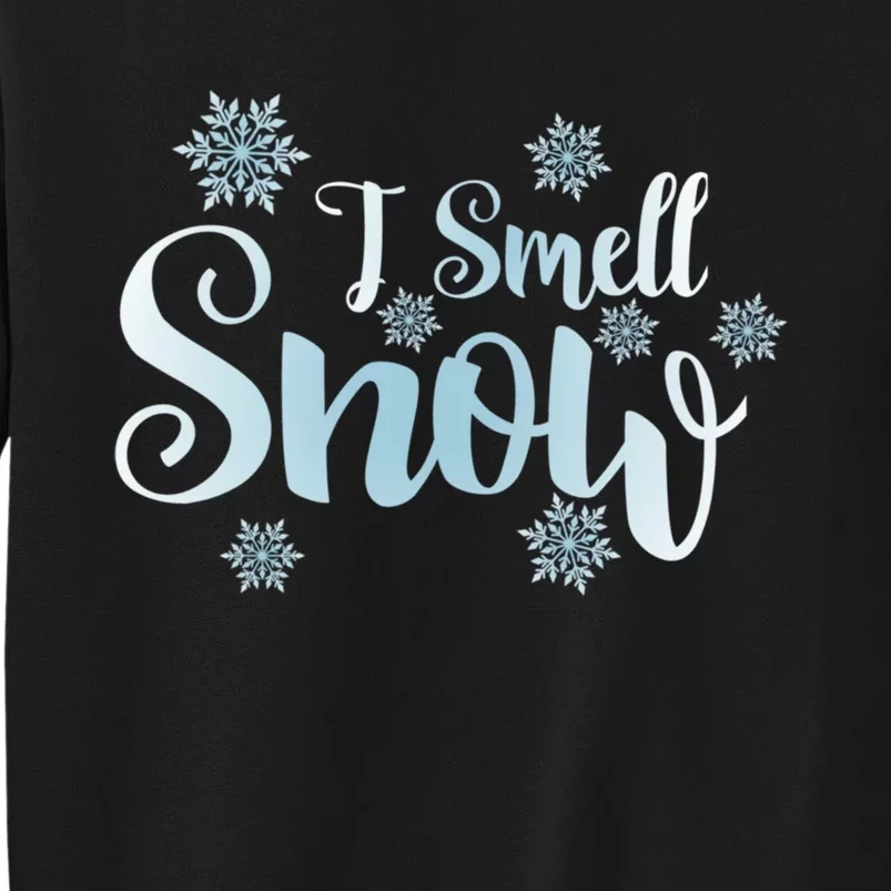 Cute Snowflakes Snowy Winter Holiday Christmas Tall Sweatshirt