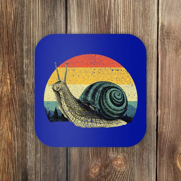 Cute Snail Slug Gardening Animal Lover Coaster