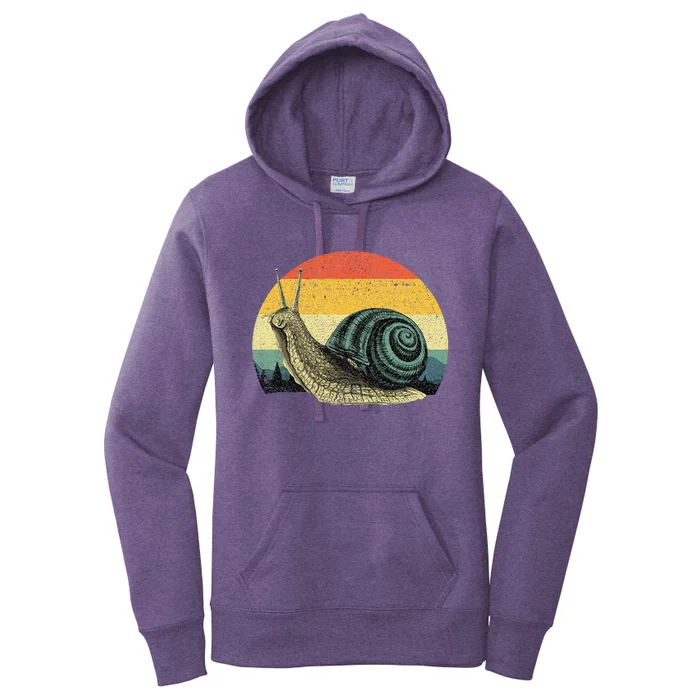 Cute Snail Slug Gardening Animal Lover Women's Pullover Hoodie