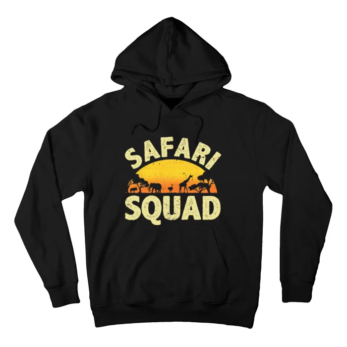 Cool Safari Squad For Men Women Zoo Animal African Jungle Hoodie