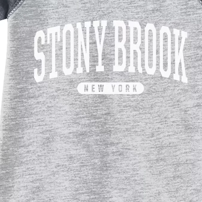 College Style Stony Brook New York Souvenir Gift Infant Baby Jersey Bodysuit