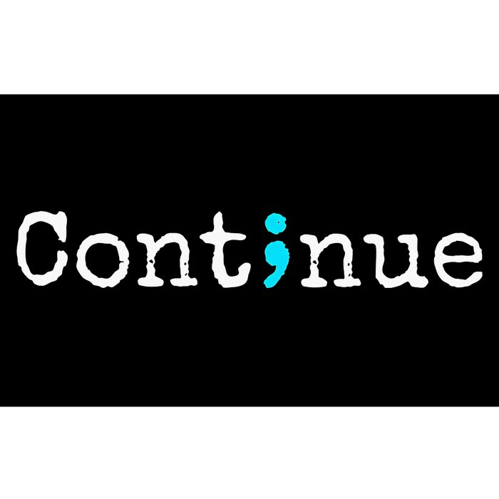 Continue Semicolon Suicide Mental Health Bumper Sticker