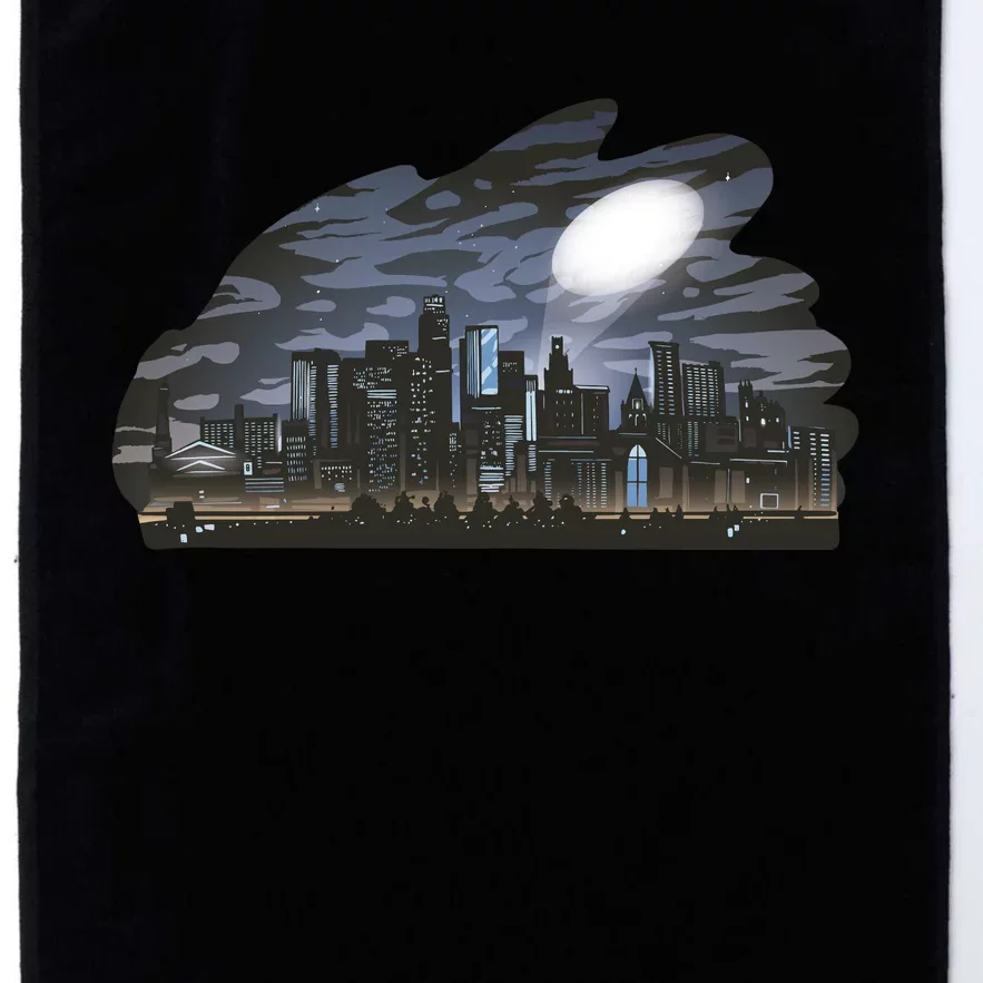 City Skyline Searchlight Platinum Collection Golf Towel