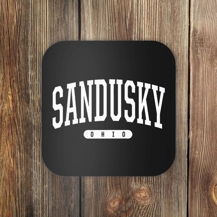 College Style Sandusky Ohio Souvenir Gift Coaster