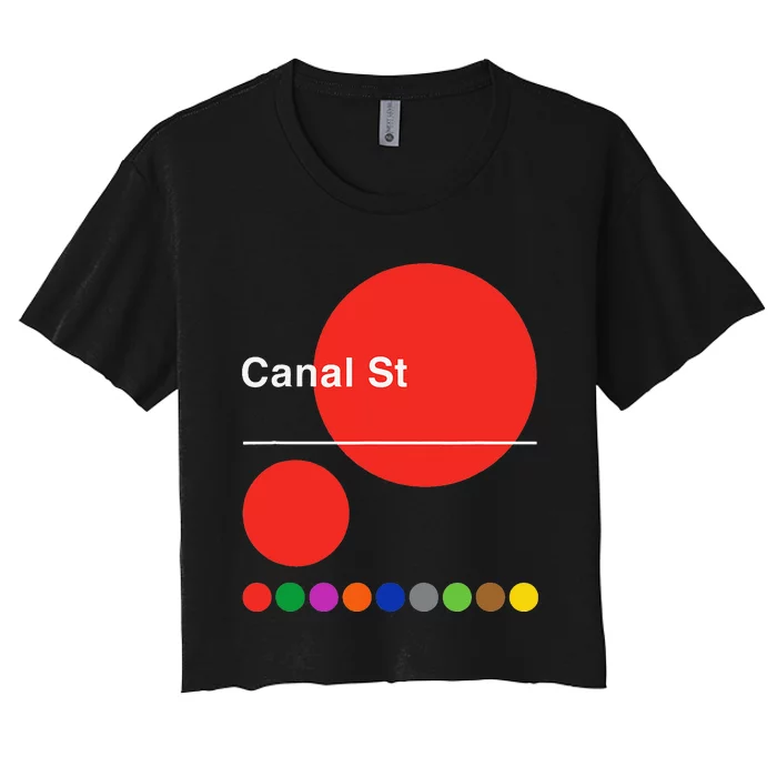 Canal St SoHo Tribeca Women's Crop Top Tee