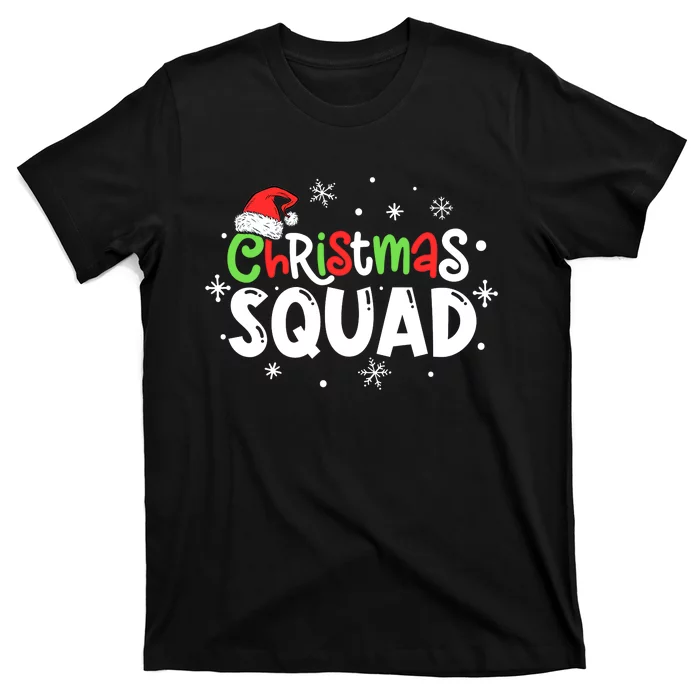 Christmas Squad Santa Family Matching Pajamas Xmas Boys T-Shirt