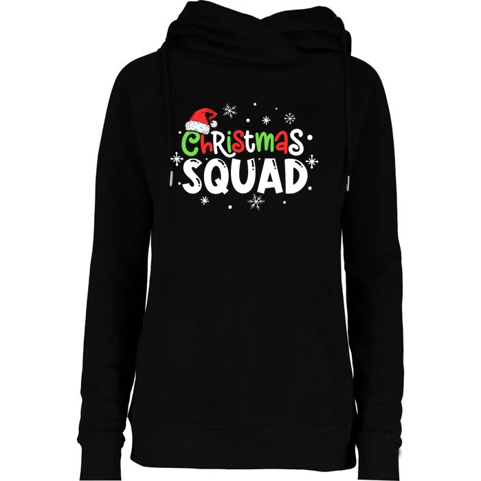 Christmas Squad Santa Family Matching Pajamas Xmas Boys Womens Funnel Neck Pullover Hood