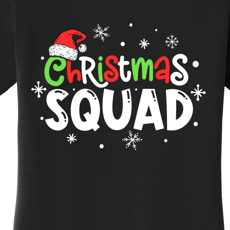 Christmas Squad Santa Family Matching Pajamas Xmas Boys Women's T-Shirt