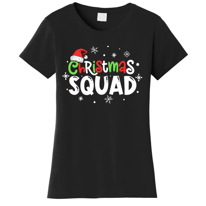 Christmas Squad Santa Family Matching Pajamas Xmas Boys Women's T-Shirt