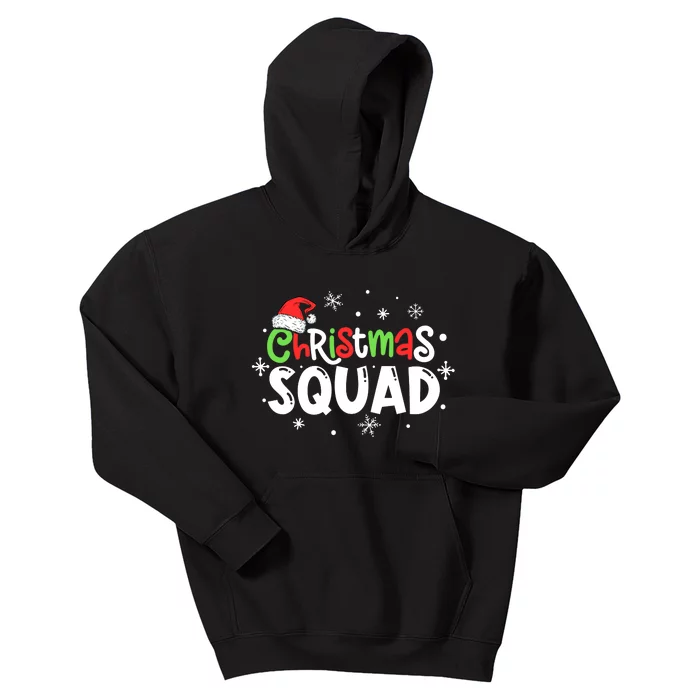 Christmas Squad Santa Family Matching Pajamas Xmas Boys Kids Hoodie