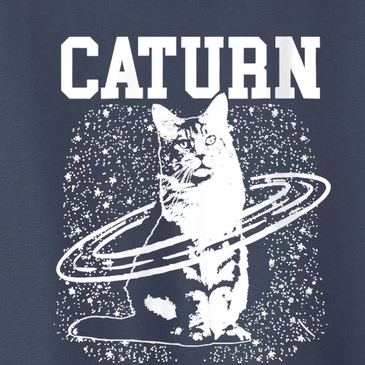 Caturn Saturn Space Cat Toddler T-Shirt