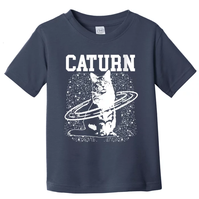 Caturn Saturn Space Cat Toddler T-Shirt