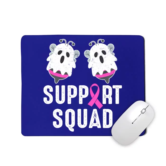 Cancer Support Squad Pink Ribbon Vintage Retro Boo Halloween Meaningful Gift Mousepad