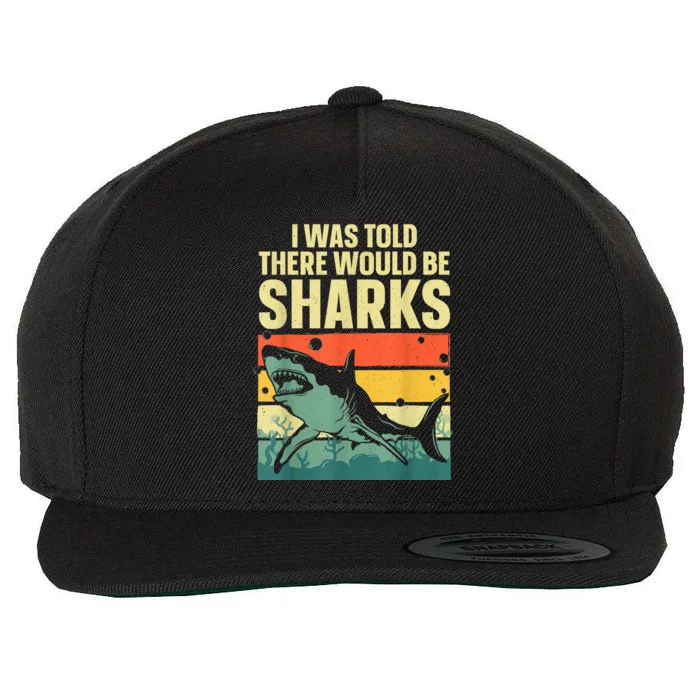 Cool Shark Shark Lover Wool Snapback Cap