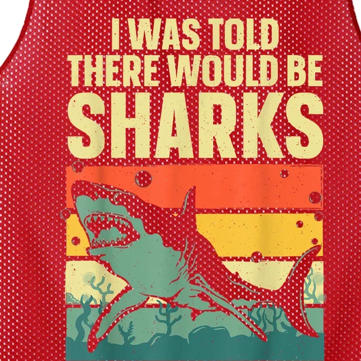 Cool Shark Shark Lover Mesh Reversible Basketball Jersey Tank