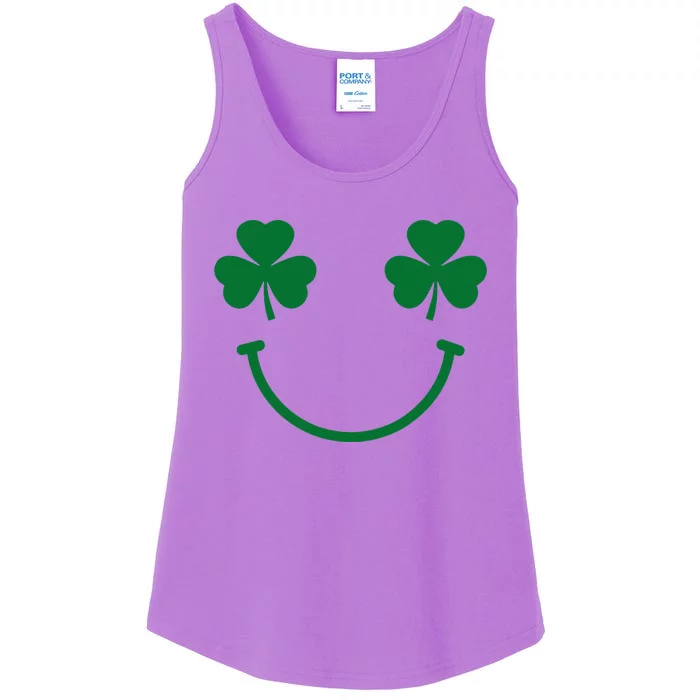 Cute Shamrock St Patrick's Day Clover Ladies Essential Tank