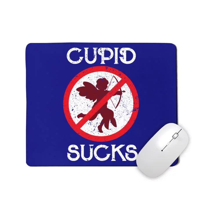 Cupid Sucks Singles Awareness Day Gift Mousepad