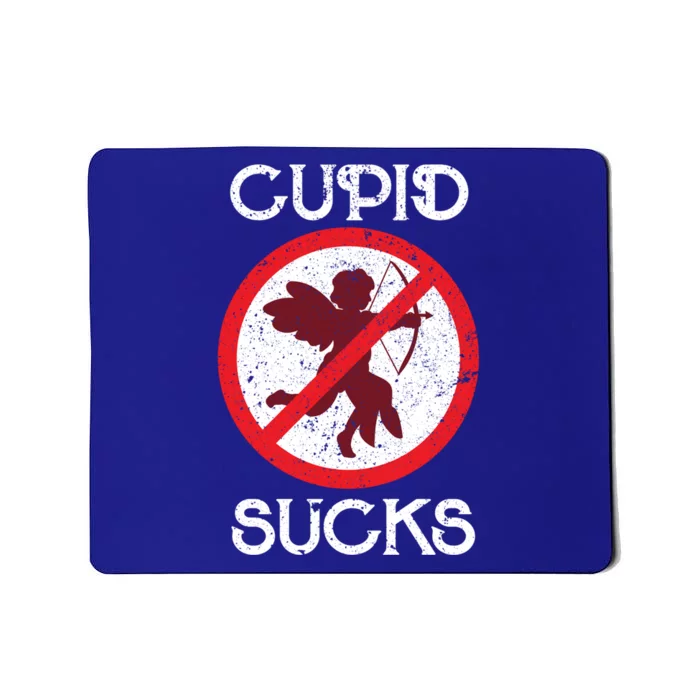 Cupid Sucks Singles Awareness Day Gift Mousepad