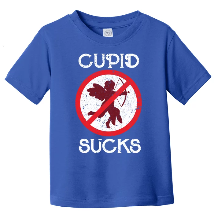 Cupid Sucks Singles Awareness Day Gift Toddler T-Shirt