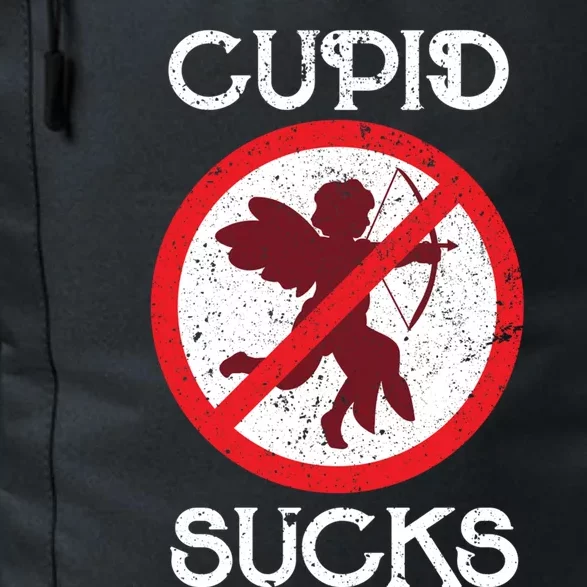 Cupid Sucks Singles Awareness Day Gift Daily Commute Backpack