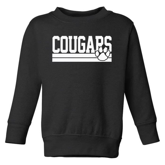 Cougars School Spirit Toddler Sweatshirt