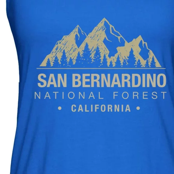 California Souvenir San Bernardino National Forest Cool Gift Ladies Essential Flowy Tank