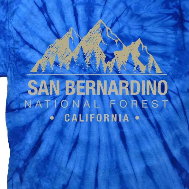 California Souvenir San Bernardino National Forest Cool Gift Tie-Dye T-Shirt