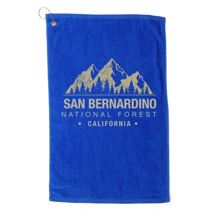 California Souvenir San Bernardino National Forest Cool Gift Platinum Collection Golf Towel