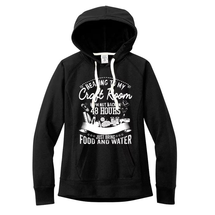 Crafty Scrapbooking Scrapbook Lover Gift Women's Fleece Hoodie