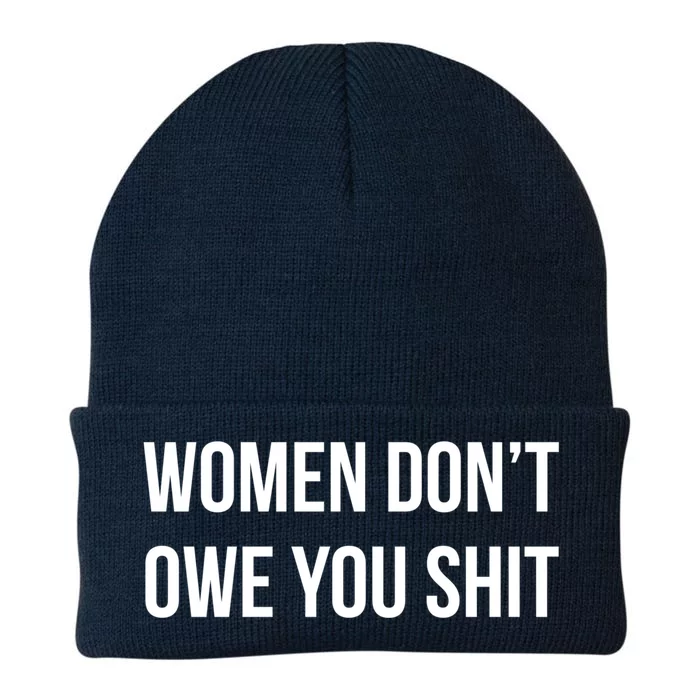 Cool 'S 'S Don’t Owe You Shit Graphic Design Cute Gift Knit Cap Winter Beanie