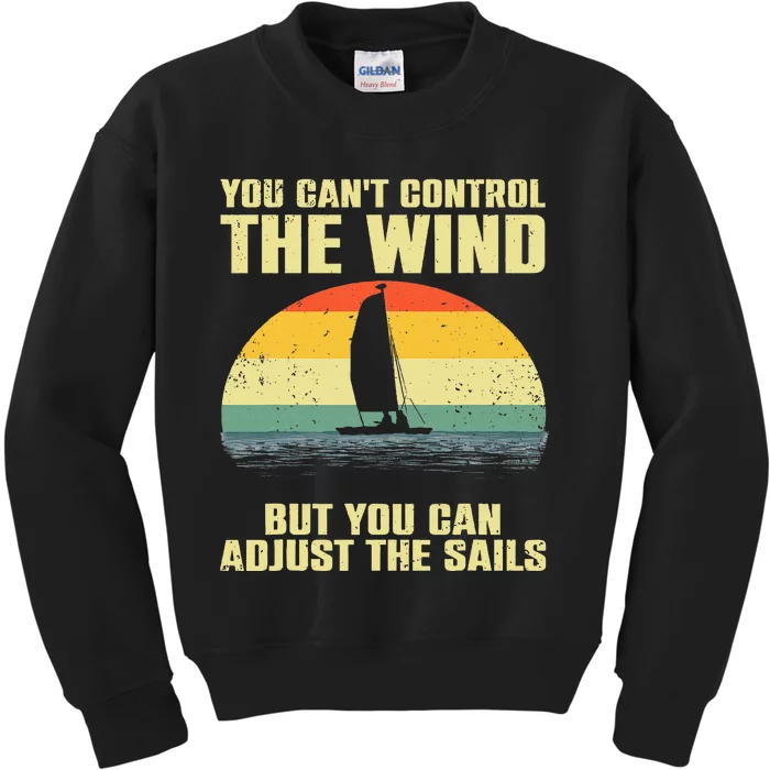 Cool Sailing Sailboat Boating Sail Boat Owners Kids Sweatshirt