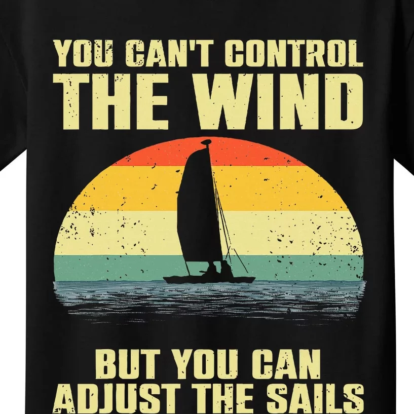 Cool Sailing Sailboat Boating Sail Boat Owners Kids T-Shirt