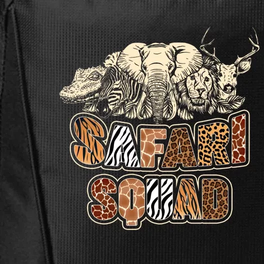 Cool Safari Squad African Family Summer Vacation Great Gift City Backpack