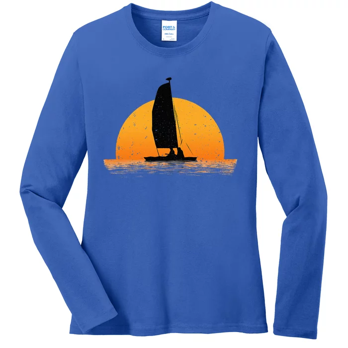 Cool Sailing Sail Boat Owner Sailboat Boating Ladies Long Sleeve Shirt