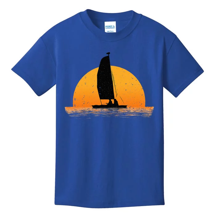 Cool Sailing Sail Boat Owner Sailboat Boating Kids T-Shirt