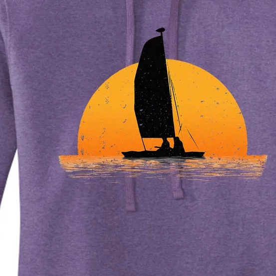 Cool Sailing Sail Boat Owner Sailboat Boating Women's Pullover Hoodie