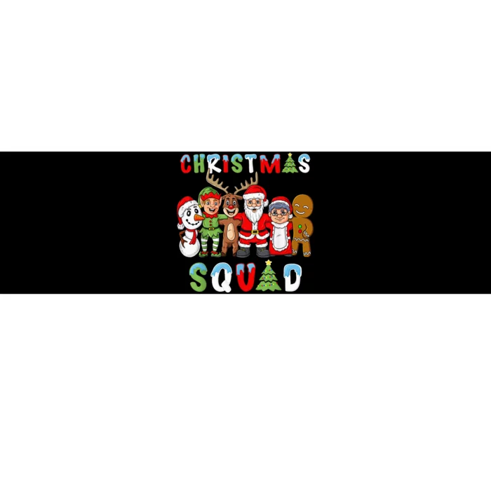 Christmas Squad Santa Reindeer Elf Boy Girls Kid Xmas Gift Bumper Sticker