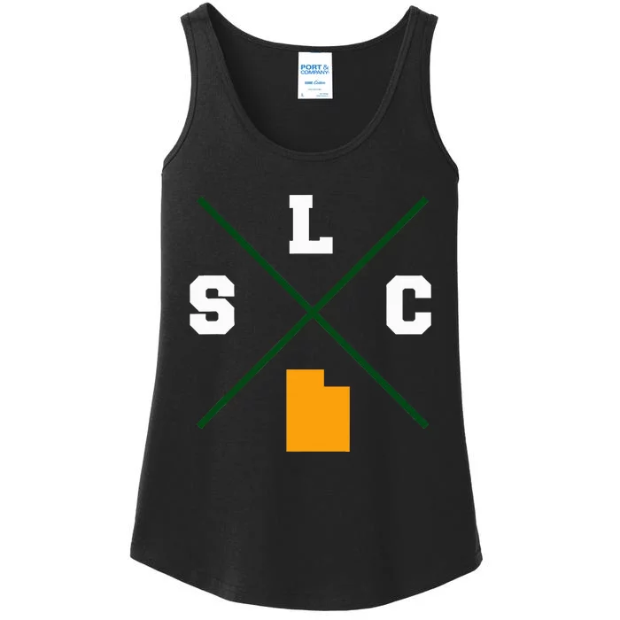 Classic Slc Salt Lake City Utah Ladies Essential Tank