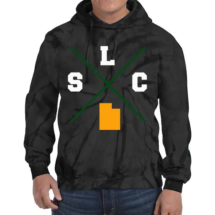 Classic Slc Salt Lake City Utah Tie Dye Hoodie