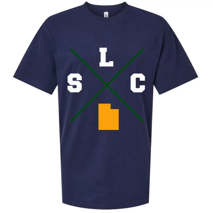 Classic Slc Salt Lake City Utah Sueded Cloud Jersey T-Shirt