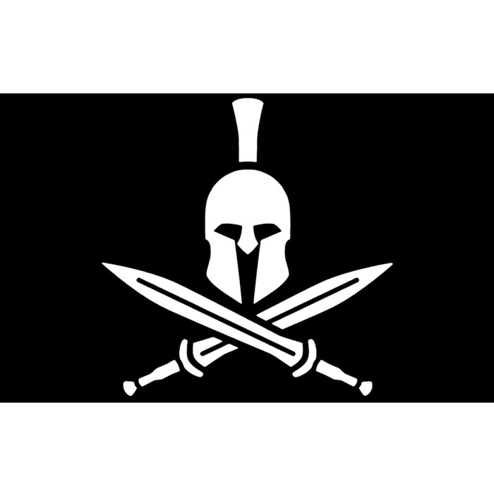 Cross Swords Spartan Bumper Sticker