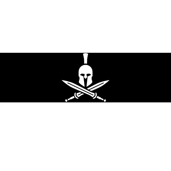 Cross Swords Spartan Bumper Sticker