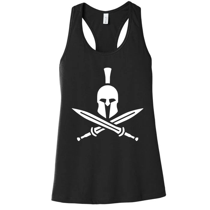 Cross Swords Spartan Women's Racerback Tank