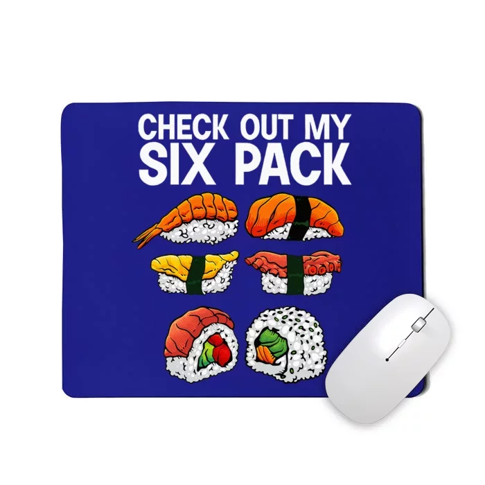 Cool Sushi Salmon Sushi Lovers Japanese Food Mousepad