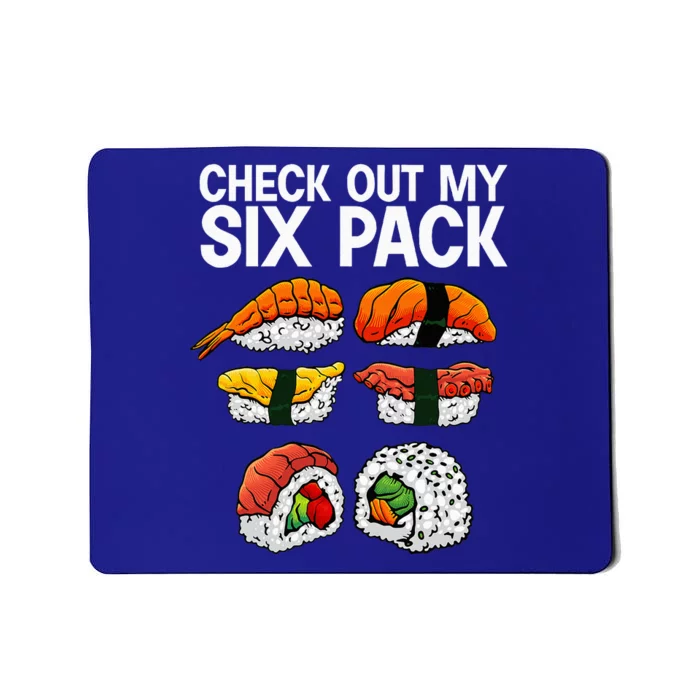 Cool Sushi Salmon Sushi Lovers Japanese Food Mousepad