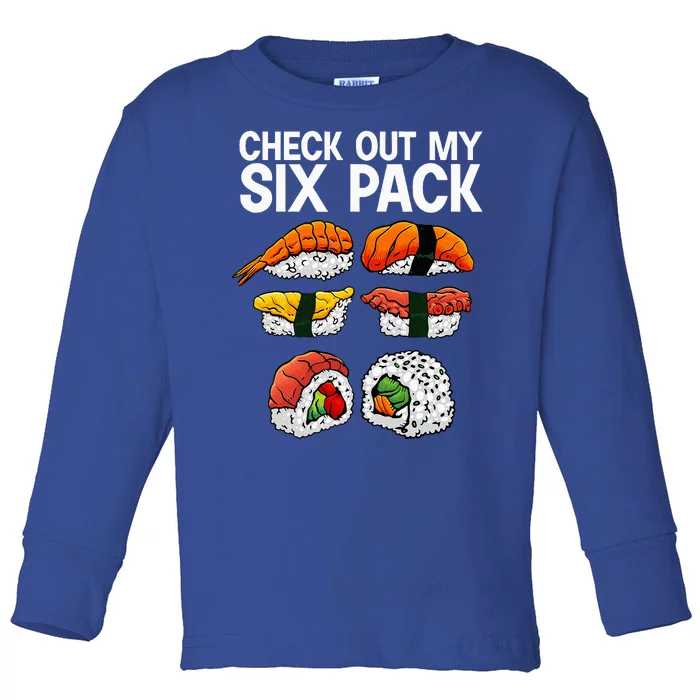 Cool Sushi Salmon Sushi Lovers Japanese Food Toddler Long Sleeve Shirt