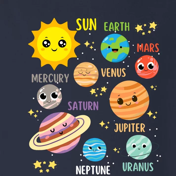 Cute Solar Systems Astronomy Boy Girl Toddler Long Sleeve Shirt