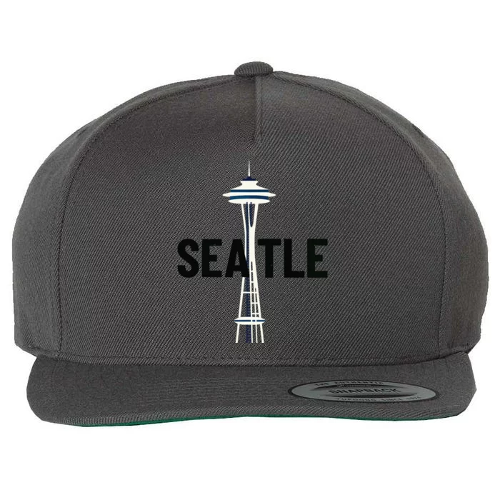 Cool Seattle Space Needle Traveler Souvenir Washington Wool Snapback Cap