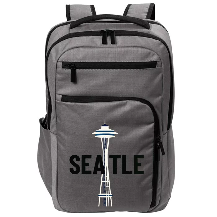 Cool Seattle Space Needle Traveler Souvenir Washington Impact Tech Backpack